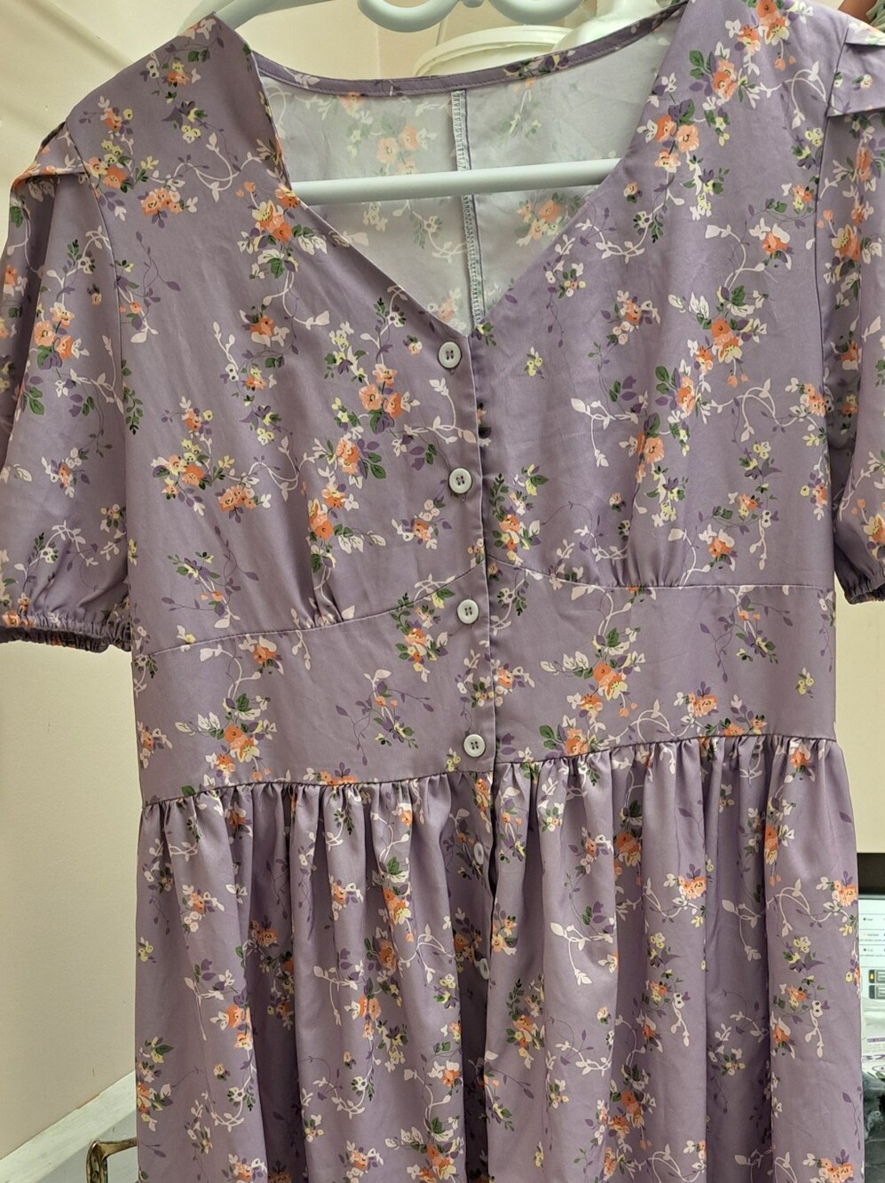 Floral Button Down Dress